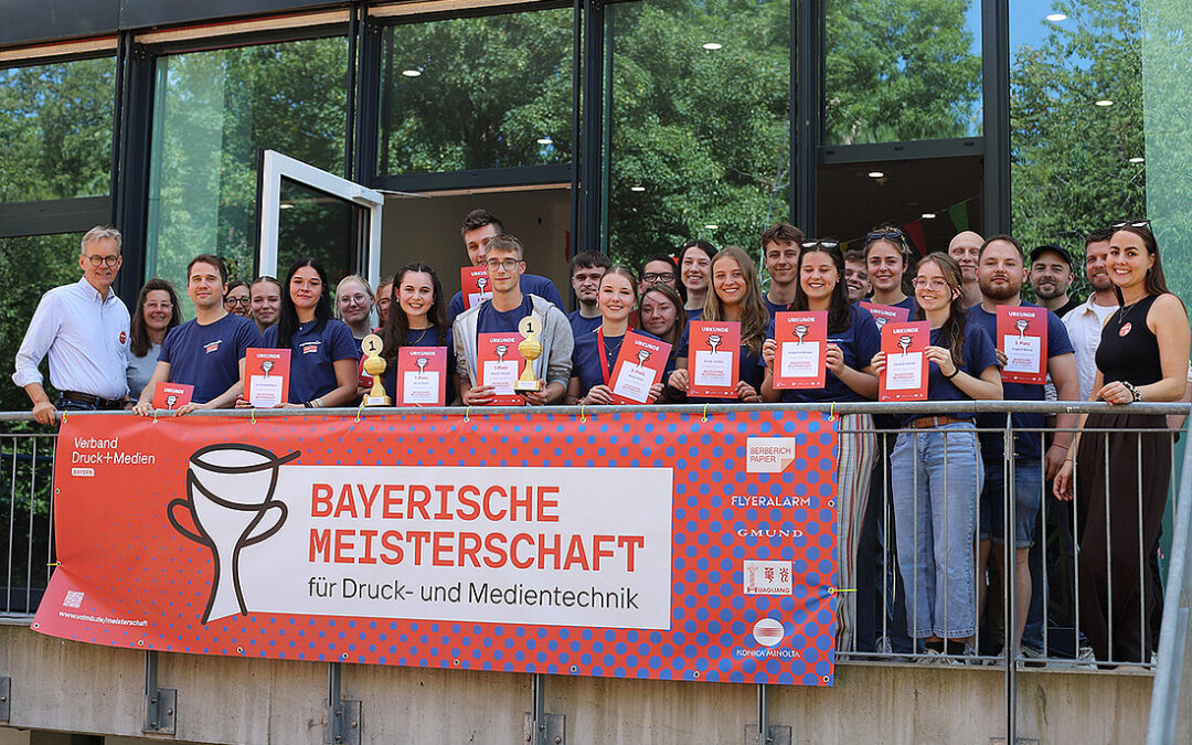 BTZ-Auszubildender bei Nachwuchstalente-Veranstaltung der Druck- und Medienbranche