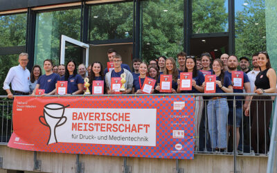 BTZ-Auszubildender bei Nachwuchstalente-Veranstaltung der Druck- und Medienbranche